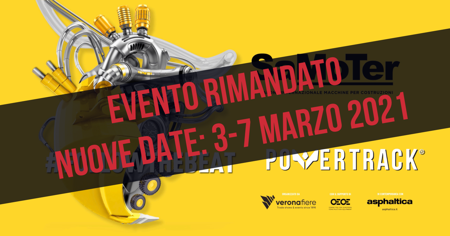 New dates for the SaMoTer fair in Verona: 3-7 March 2021